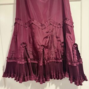 Banana Republic Rich Plum Midi Skirt